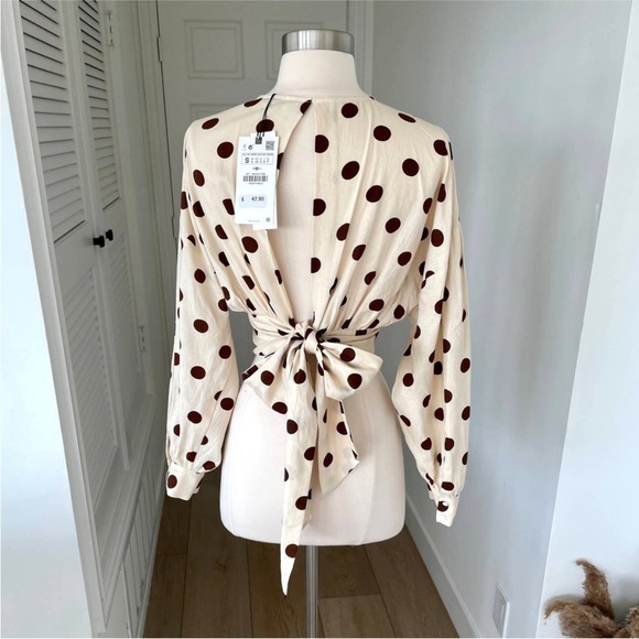 ZARA Polka Dot Top 3505/674 - Picture 15 of 16